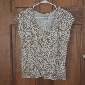 Lucky Brand Leopard Tee